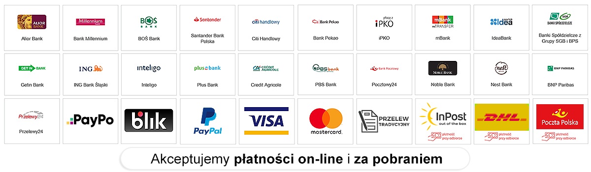 Akceptujemy płatności